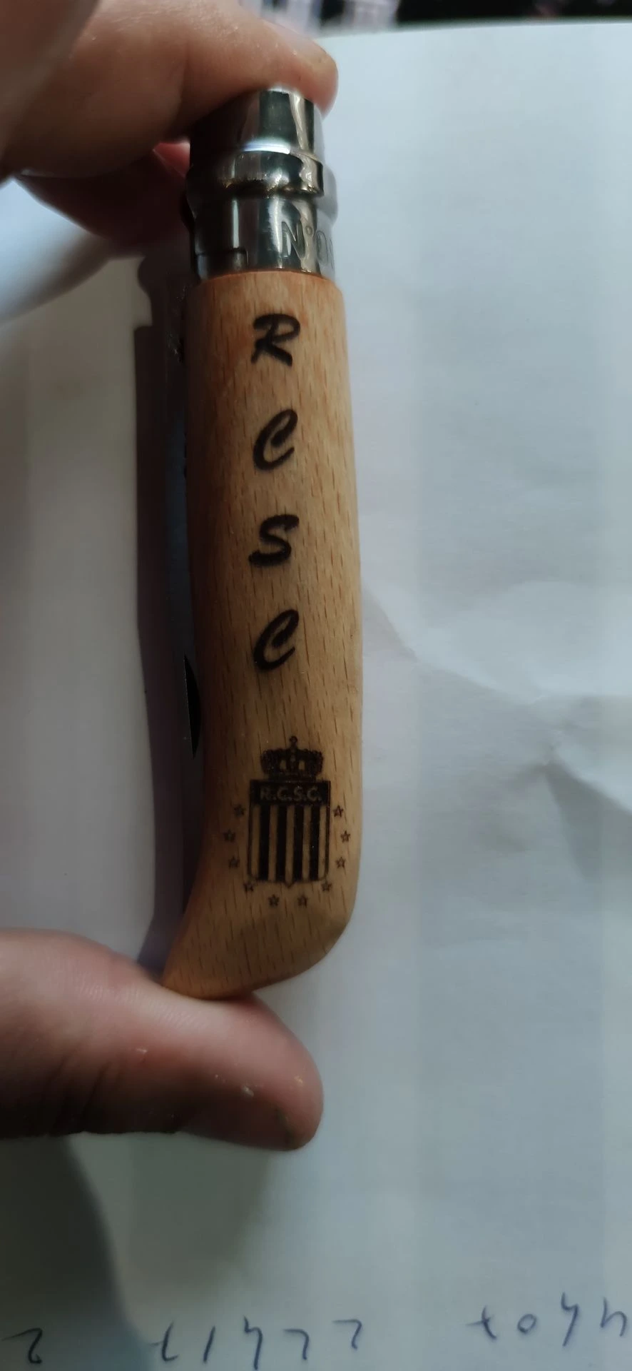 opinel custom gravé au laser