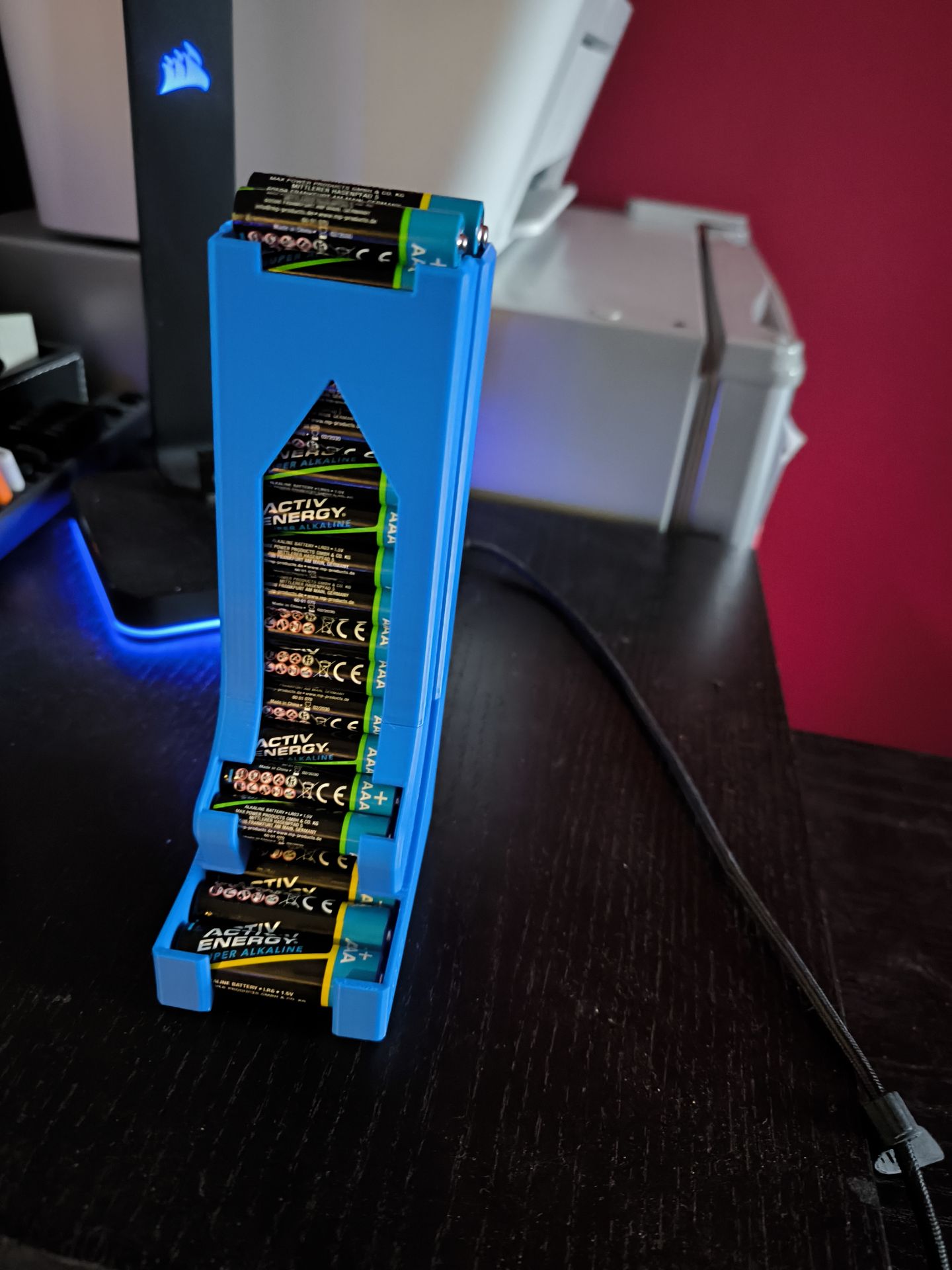 distibuteur de piles aa et aaa
