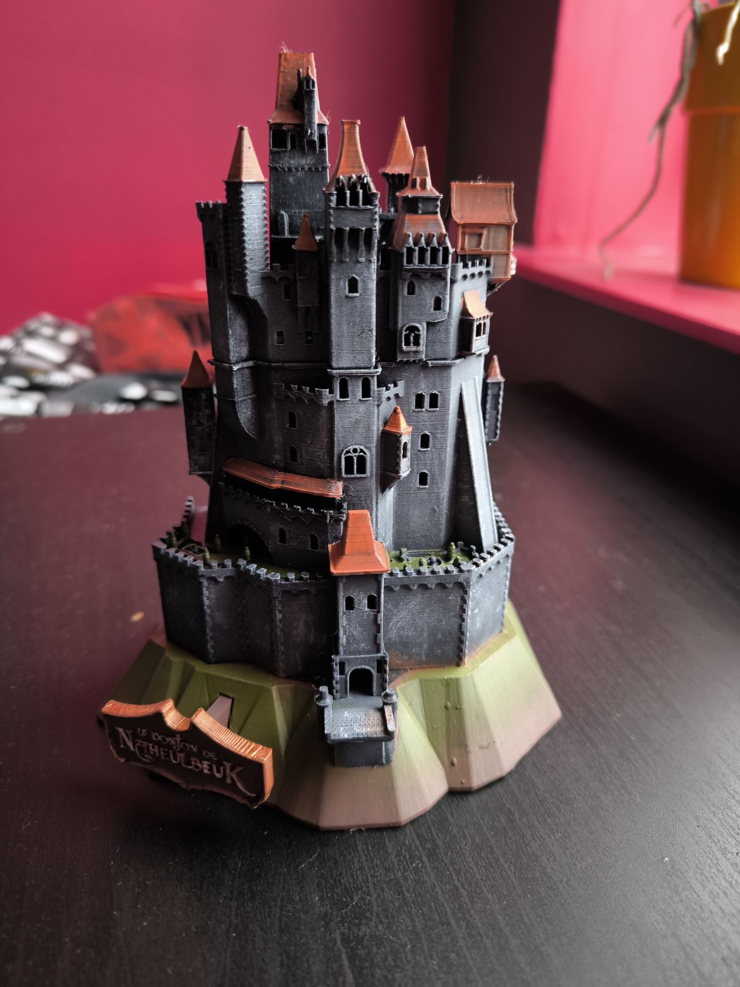 château de Naheulbeuk peint aerographe