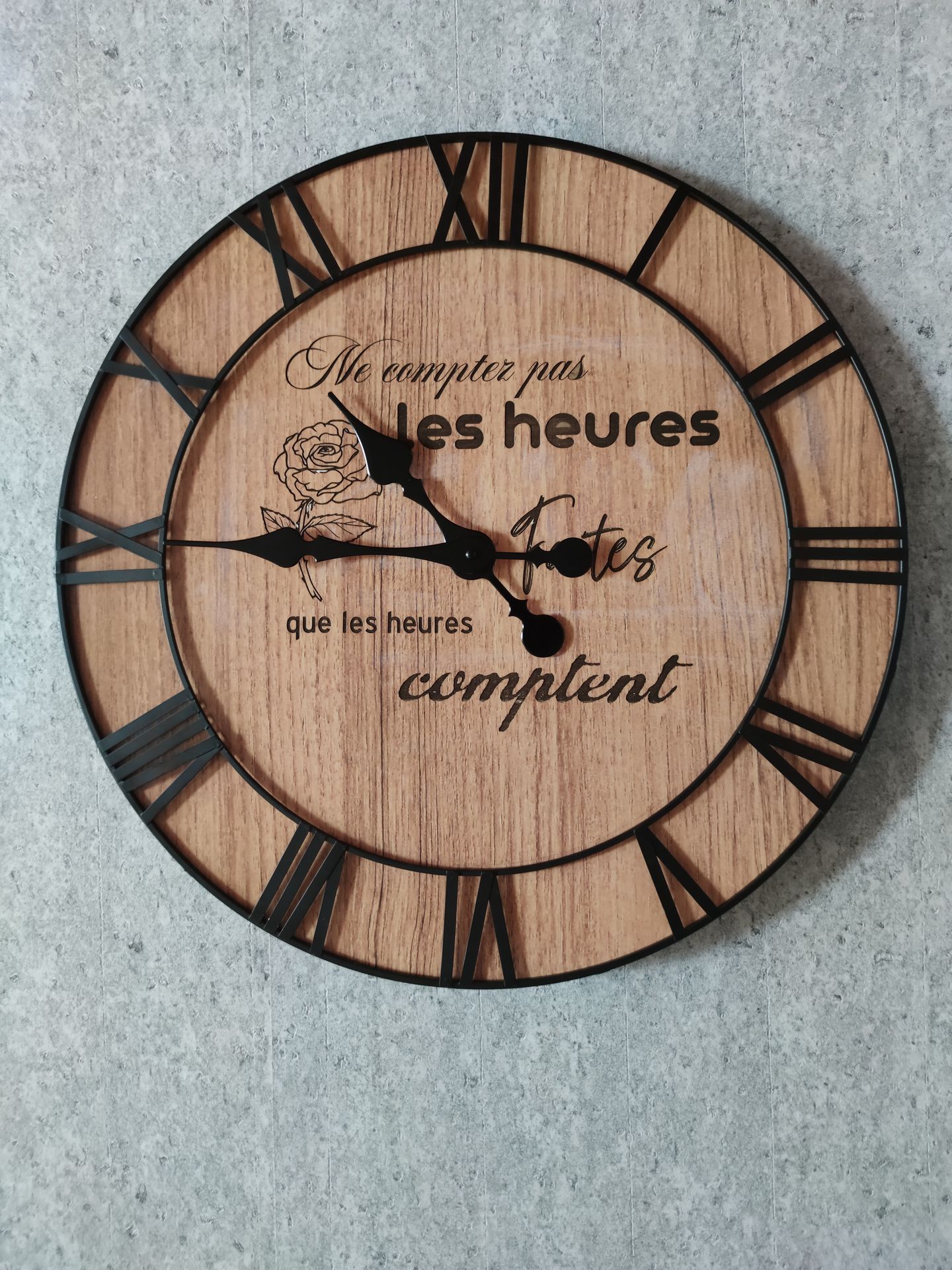 horloge 60 cm personalisé