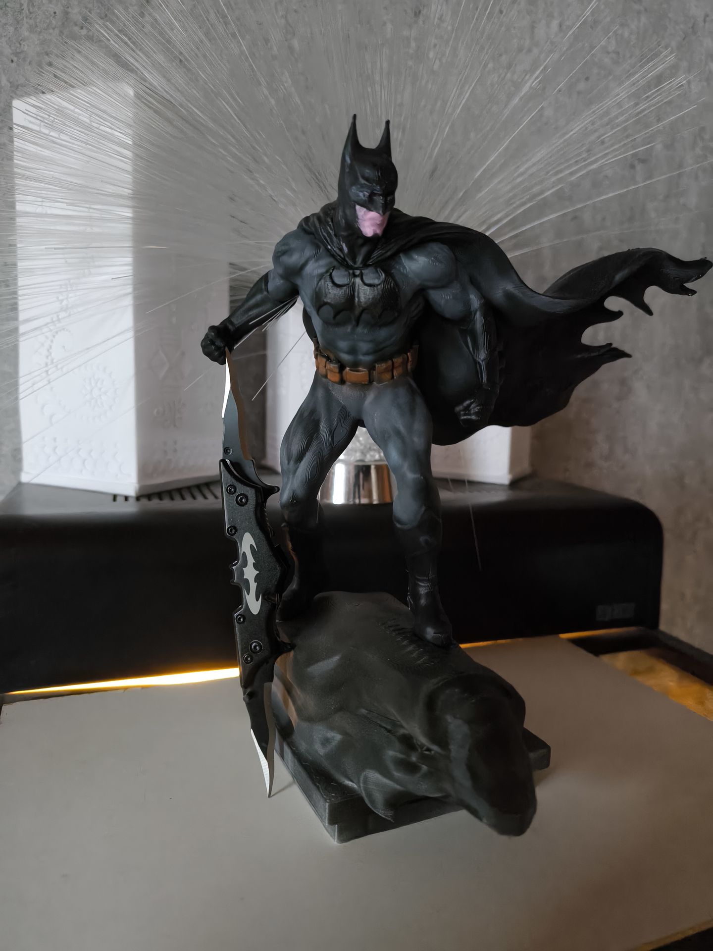 batman peint aerographe