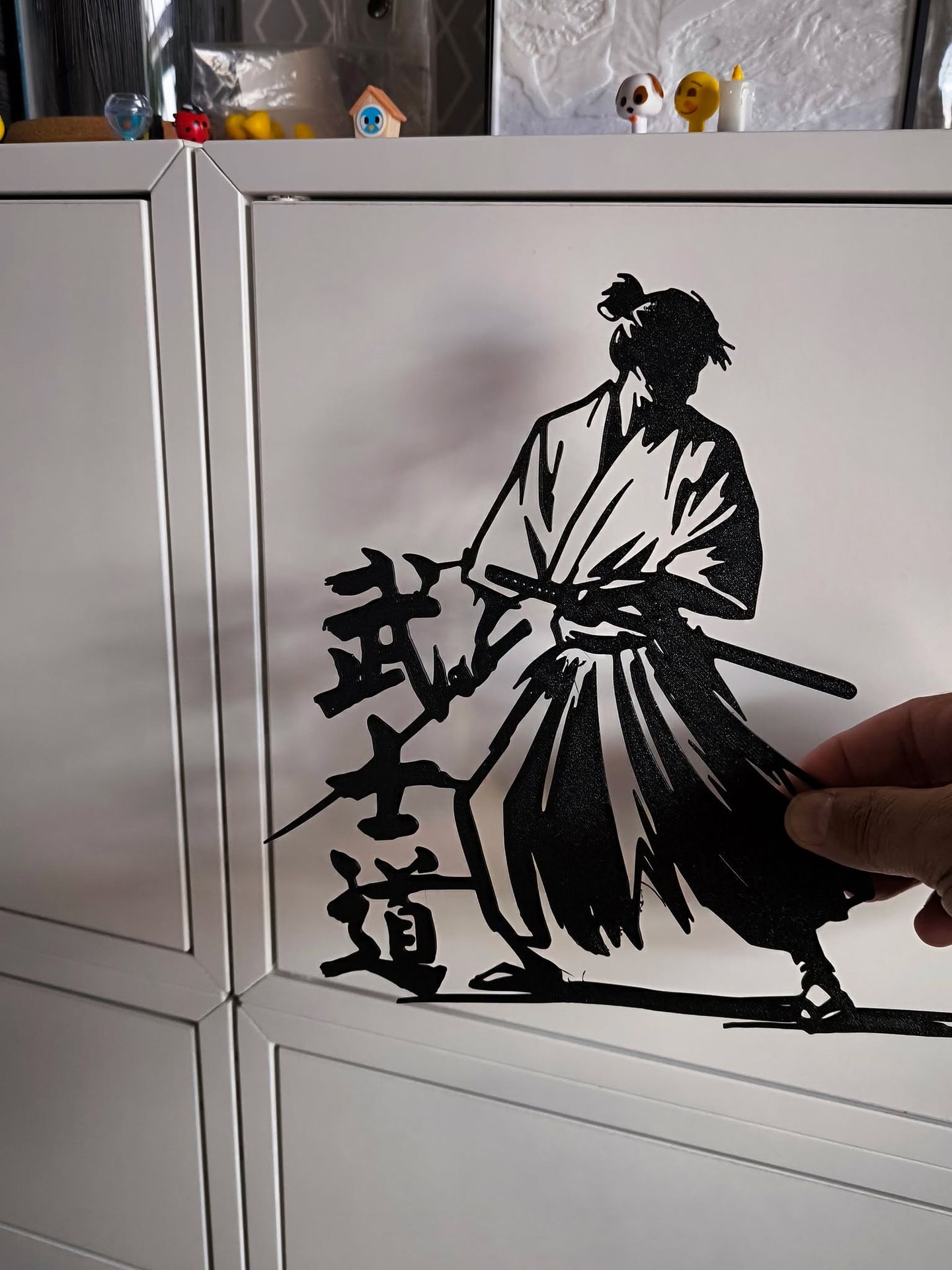 décoration murale samurai 