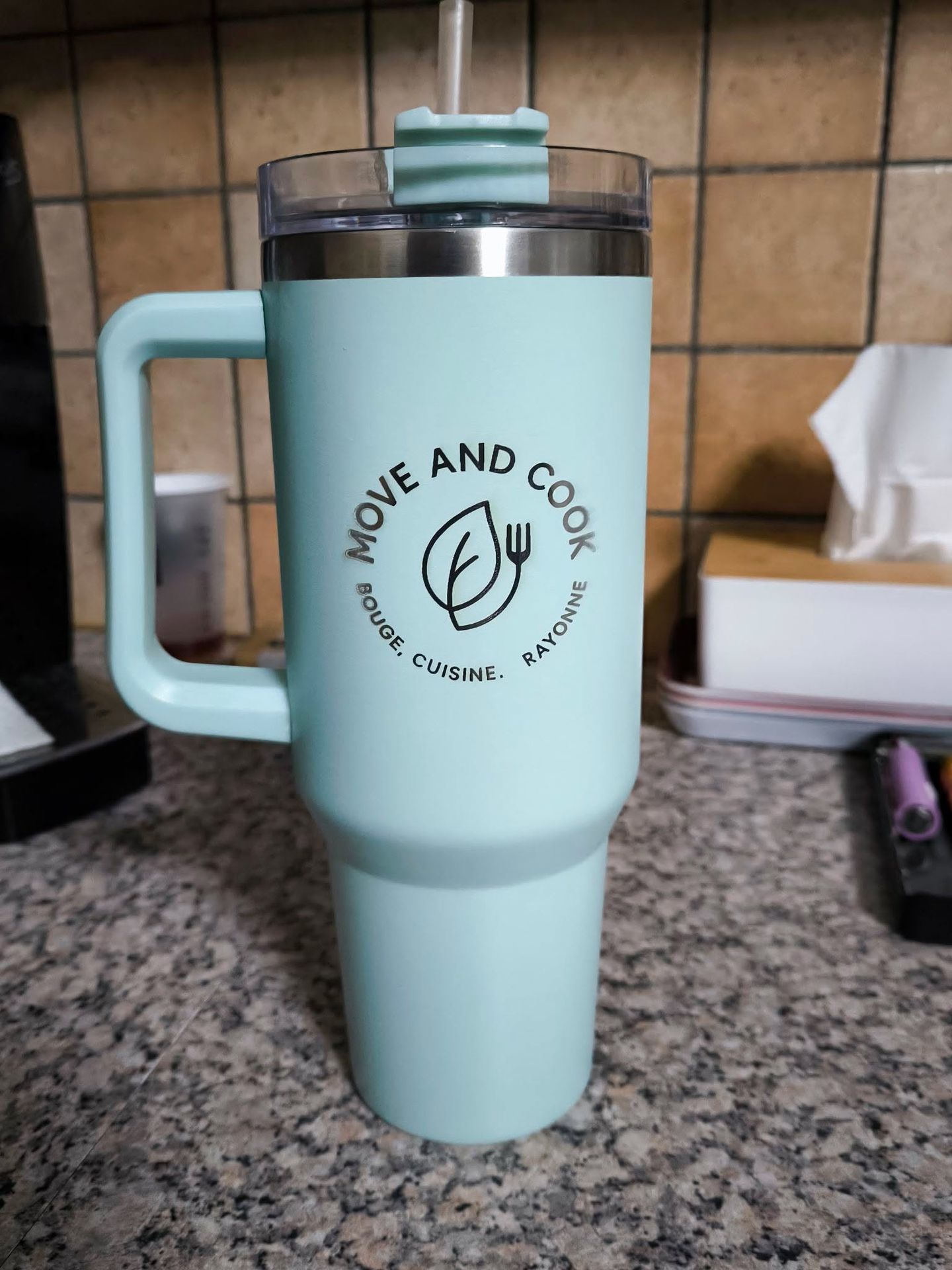 tasse isotherme gravé