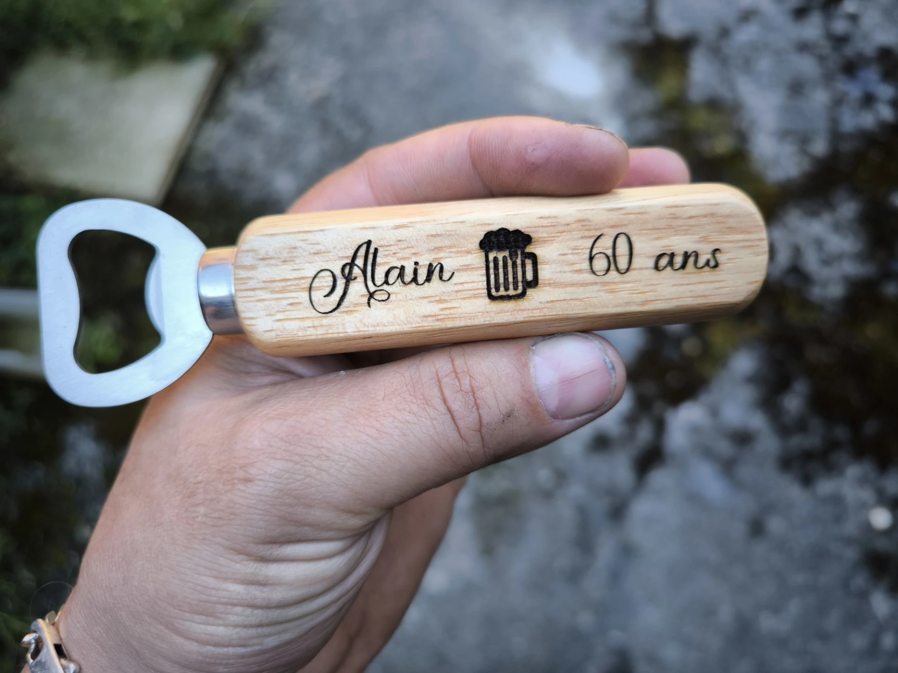 ouvre bouteille personaliser