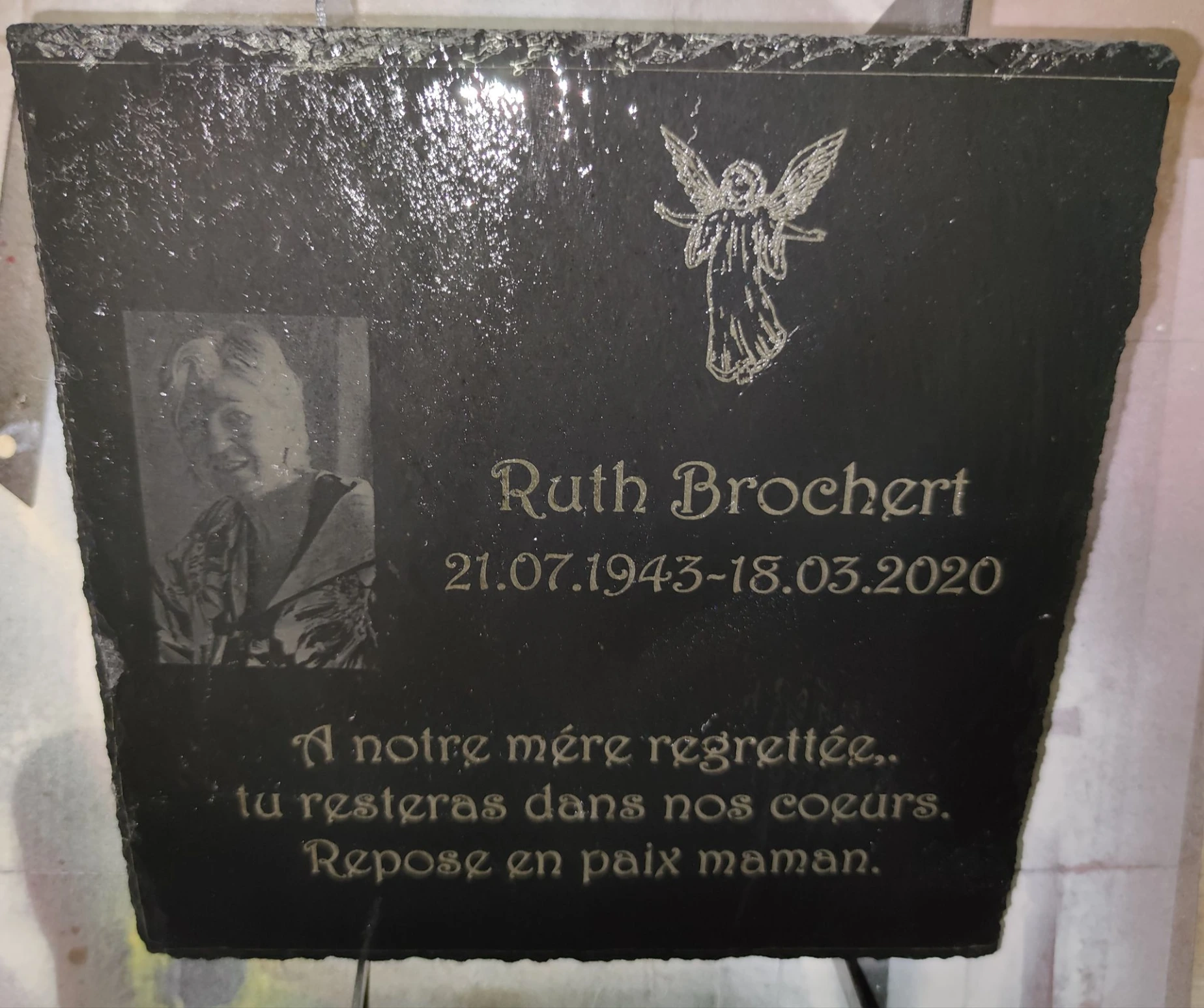 plaque mortuaire ardoise 2