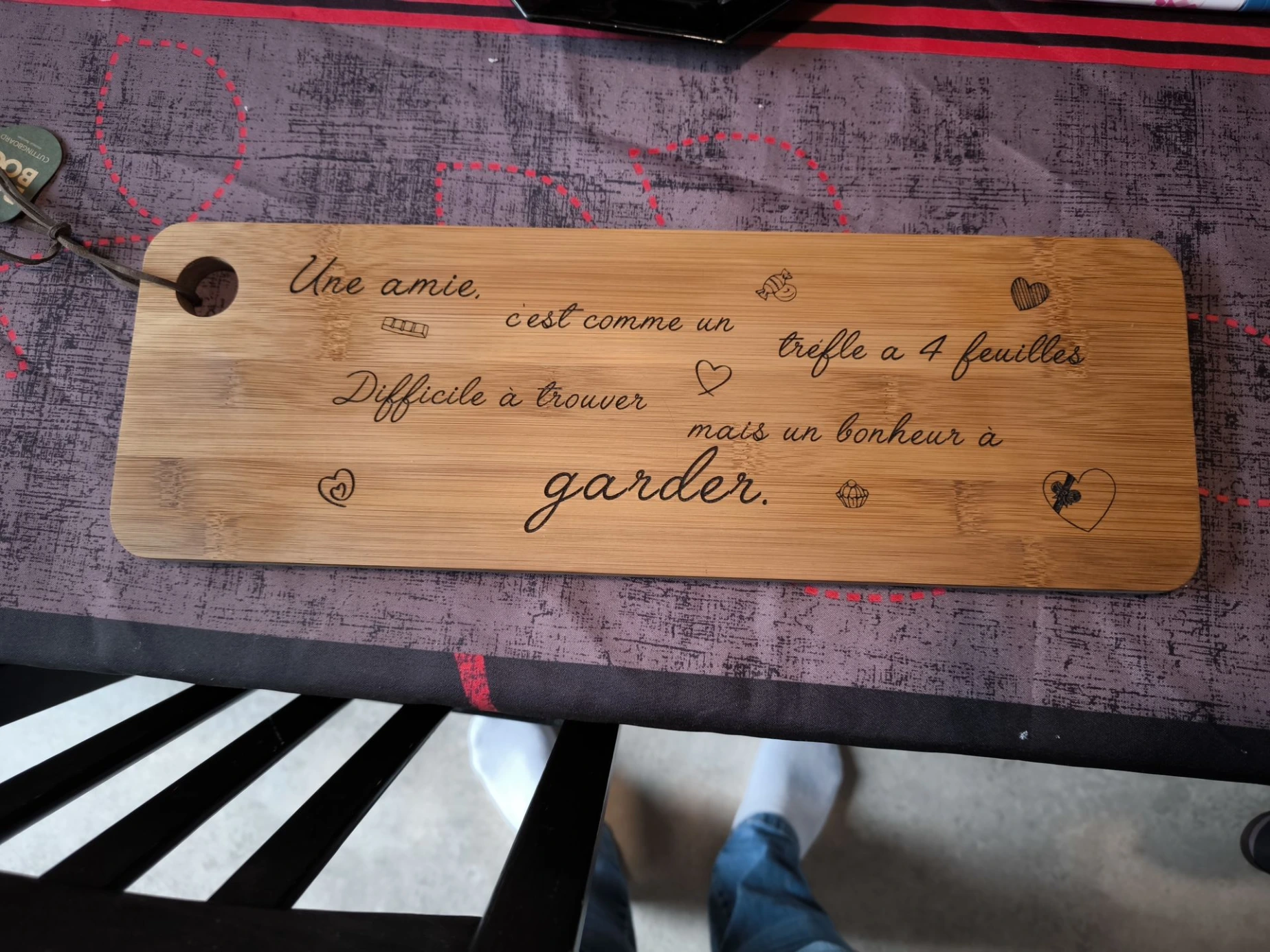 planche a pain cadeau