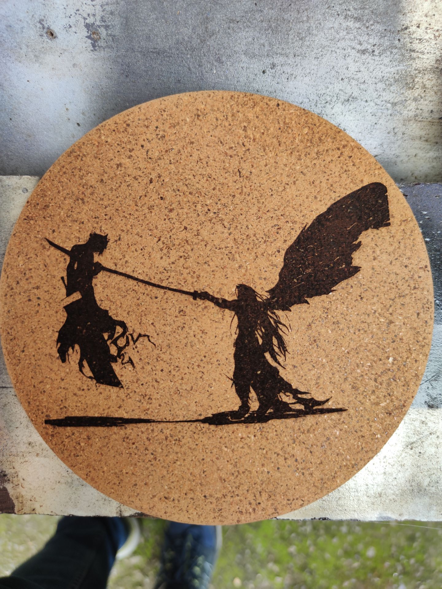 sous plat liège personnaliser 8