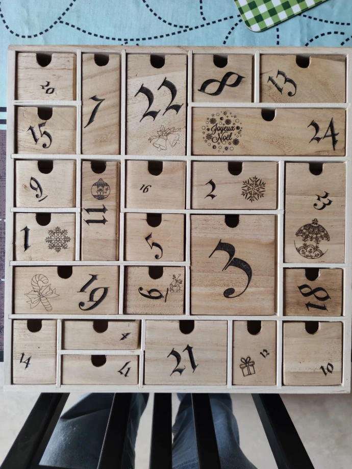 calendrier de l'avant