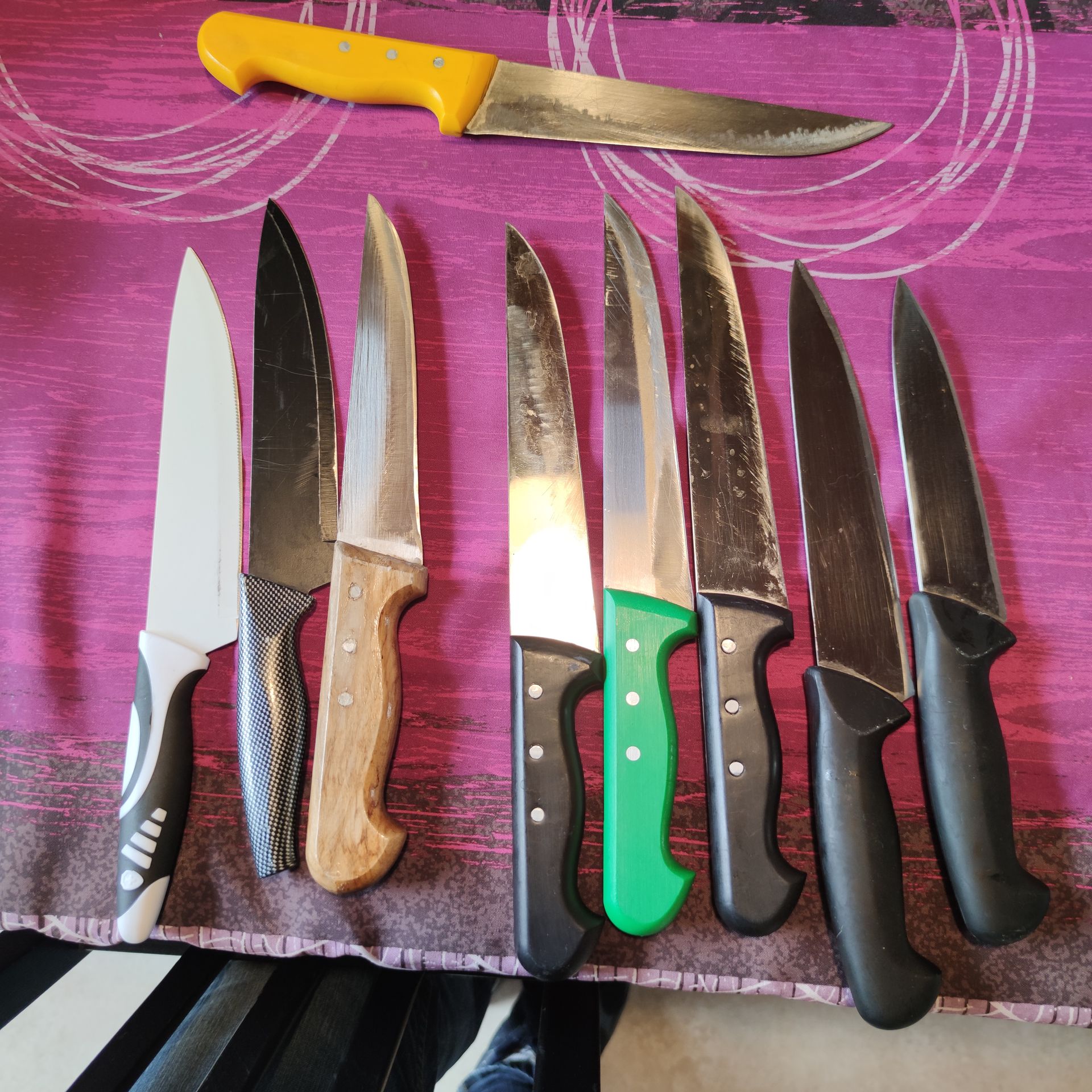 couteau à affuté