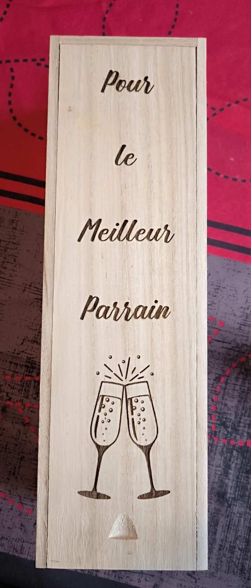 Boîtes cadeaux en bois personnalisées pour baptême